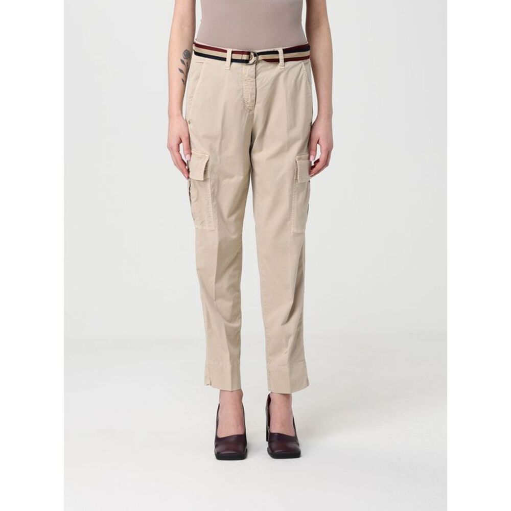 Mason's Women Stretch Cotton Cargo Trousers Mason's